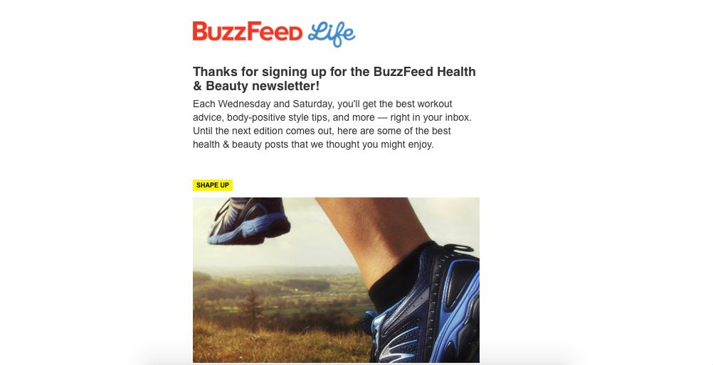 buzzfeed welcome