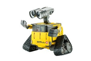 Bangkok,Thailand - March 1 2015: WALL-E robot toy character form WALL-E animation film by Disney Pixar Studio.
