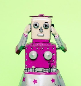 retro robot toy