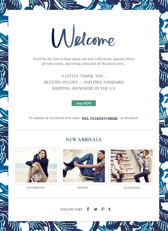 toryburch welcome
