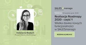 [Webinar] Realizacja Roadmapy 2020. Wielka dawka nowych funkcjonalności w SALESmanago